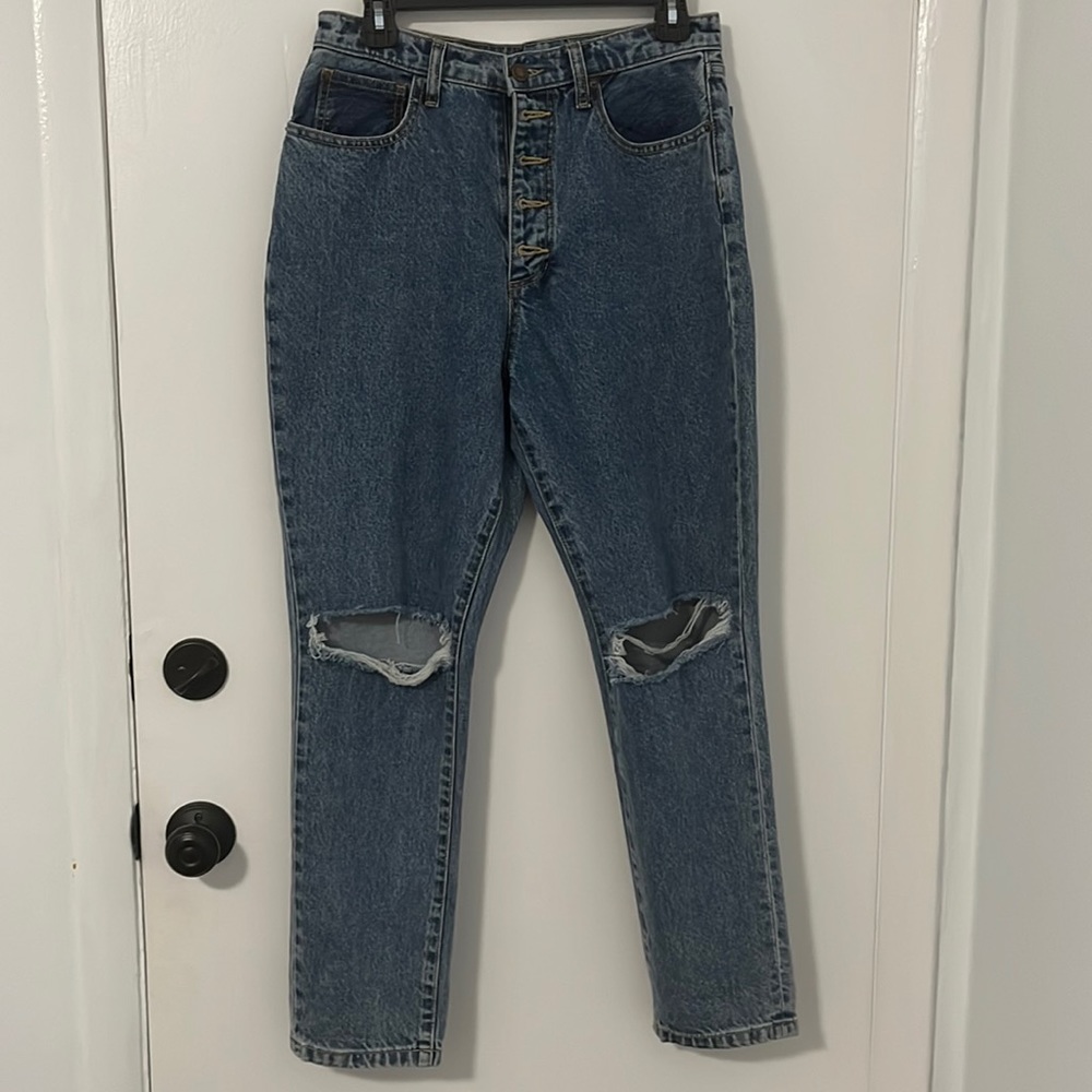 Selling a brand new with tags on weworewhat denim jeans
